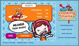 Cooking Mama Gets a Right On Basting