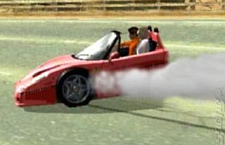 Stock Ferrari crash photo