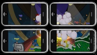 Worms Multi-Screen on iPhone